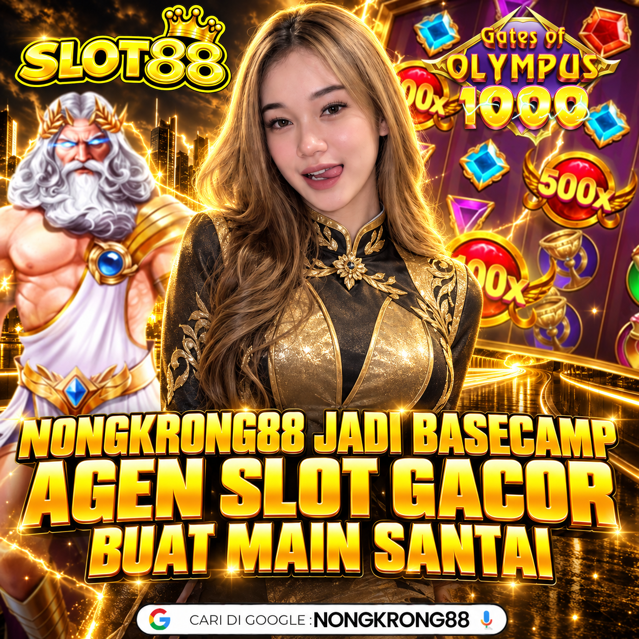 SLOT88 : NONGKRONG88 Jadi Basecamp Agen Slot Gacor Buat Main Santai