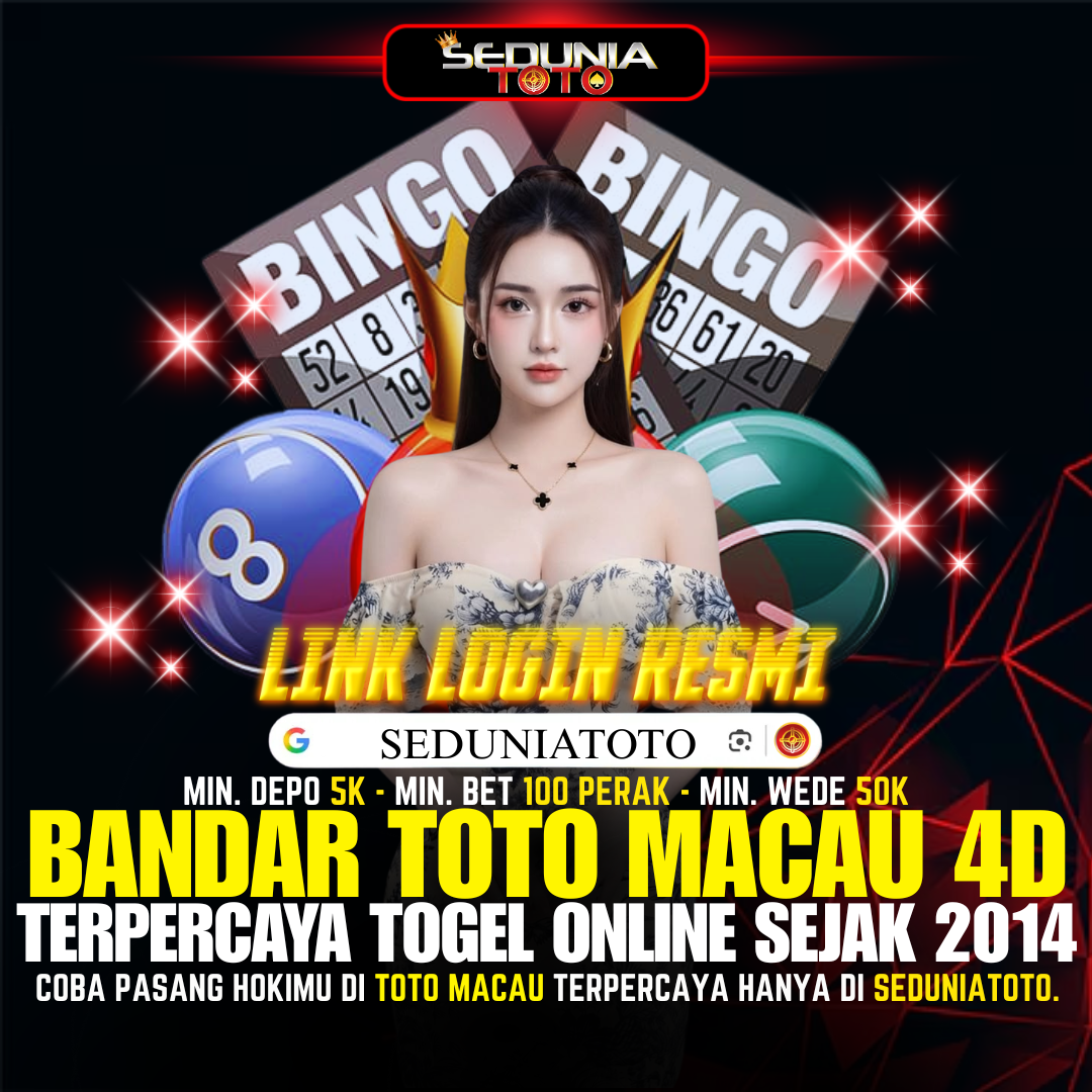SEDUNIATOTO : Pusat Akses Situs Slot Gacor & Toto Macau Terpercaya Resmi
